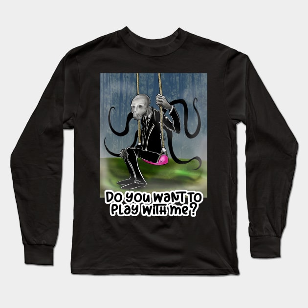 Do you want to play with me? Long Sleeve T-Shirt by CIZDIBUJOS